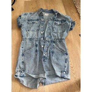 We the Free Jean Romper
